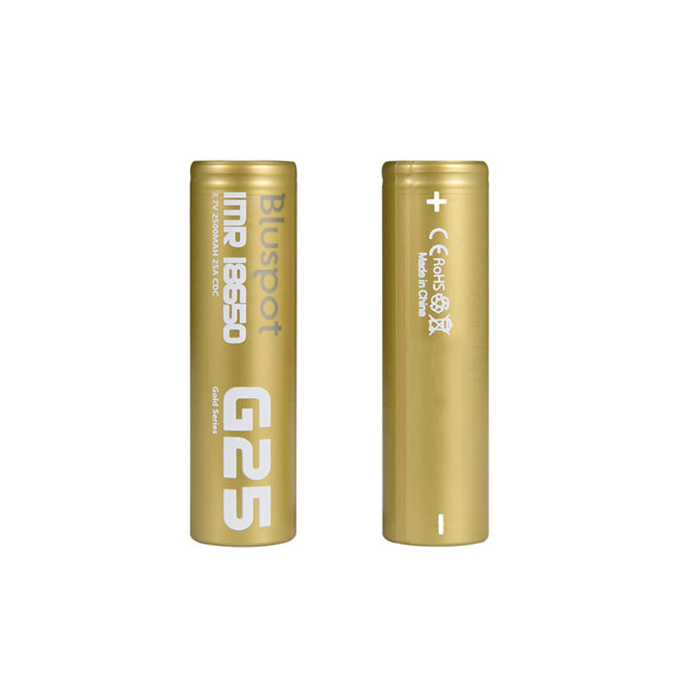 BLUSPOT 18650 Rechargeable Li-ion Battery 2500mAh 20A (1pc/pack)