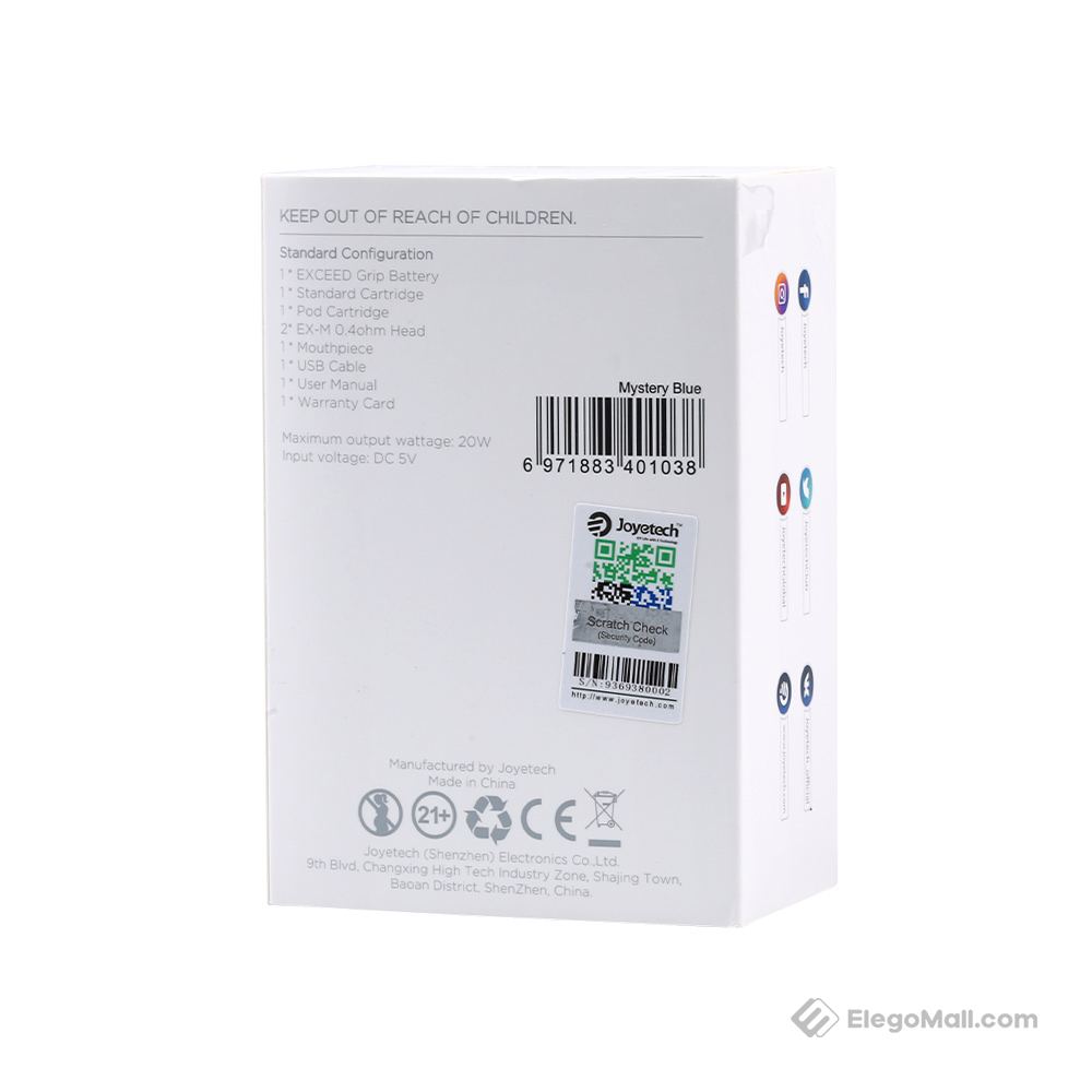 Joyetech Exceed Grip E315 Starter Kit 4.5/2ml & 1000mAh