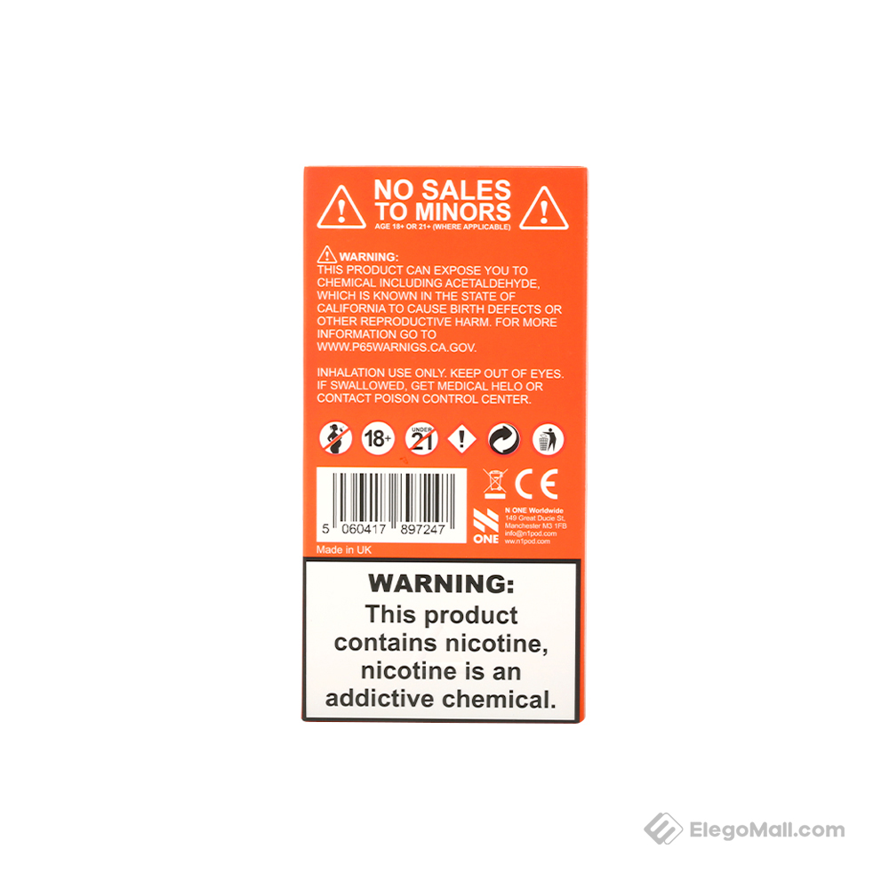 N One Nic Salt Disposable Disposable Kit