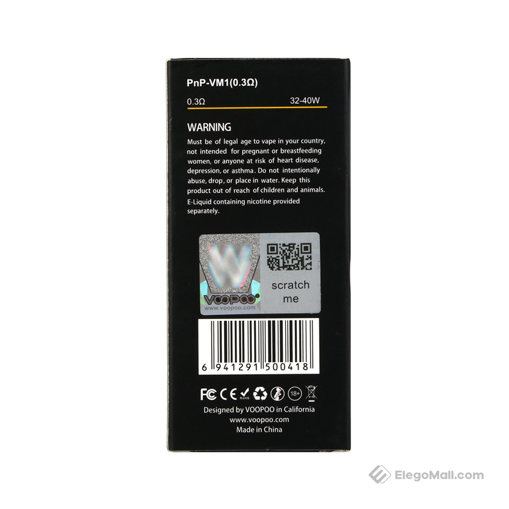 VOOPOO PnP-VM1 Coil 5PCS/Pack