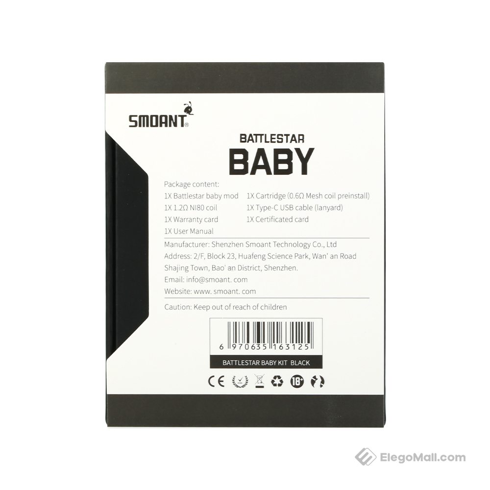 Smoant Battlestar Baby Pod Kit