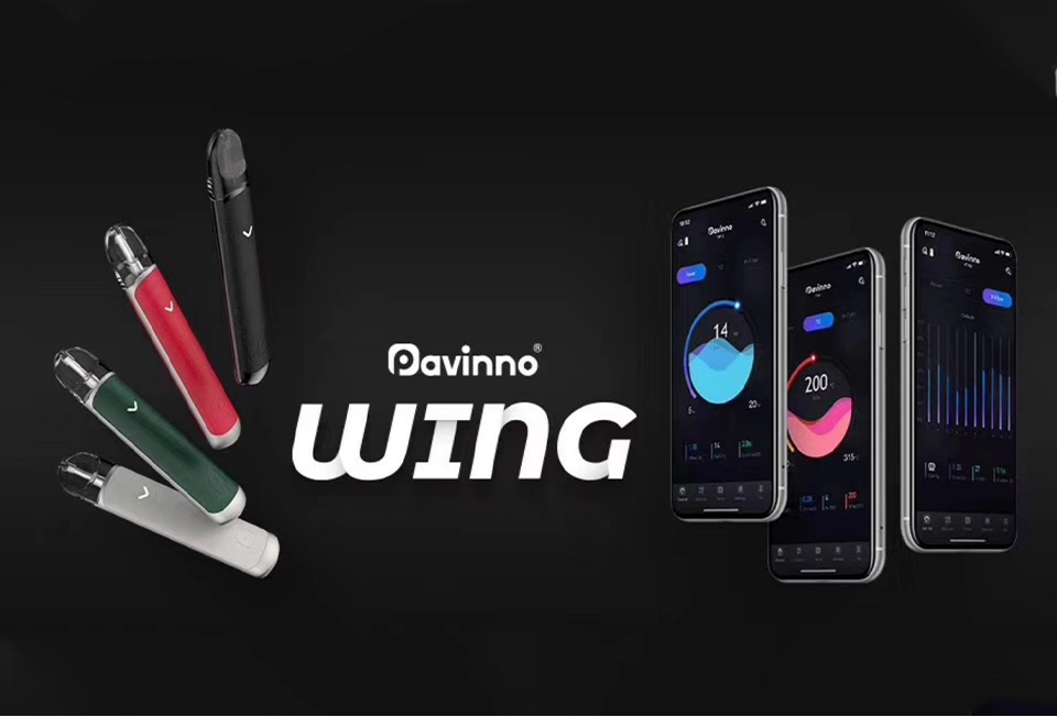 Portable Slim Pen-style Original Pavinno Puro Pod Vape Kit 1450mAh Built In  Battery With Draw Activated Australia Pavinno Wing Pod Device 20w For Sale