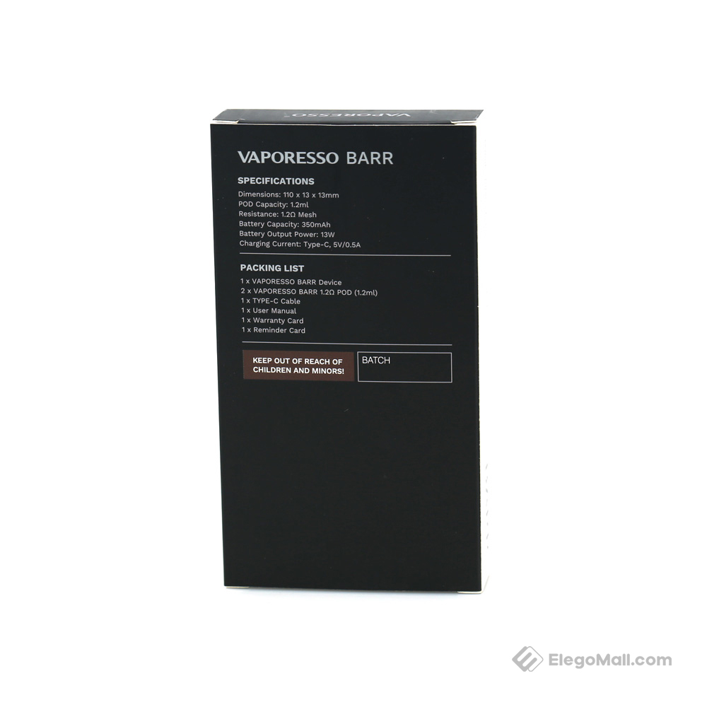 Vaporesso BARR Pod Kit 350mAh