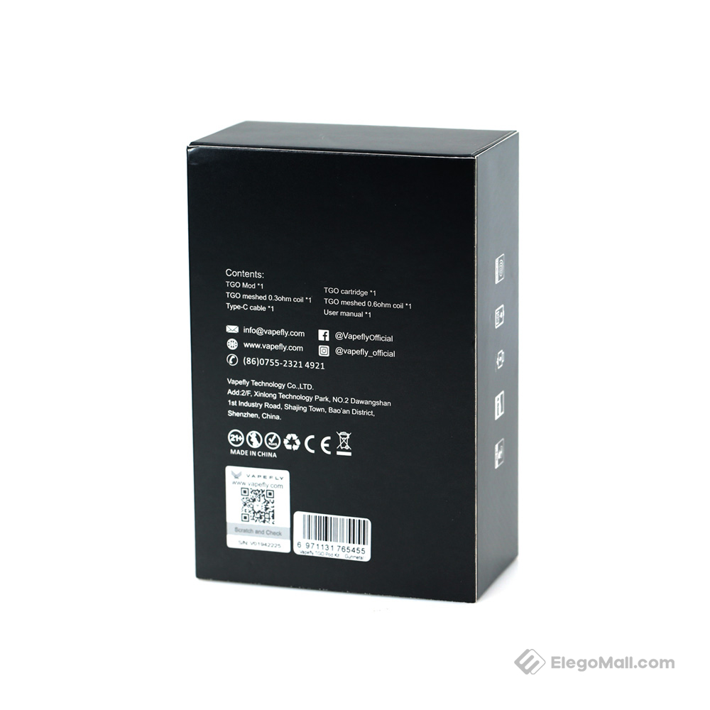 Vapefly TGO Pod Kit 2300mAh