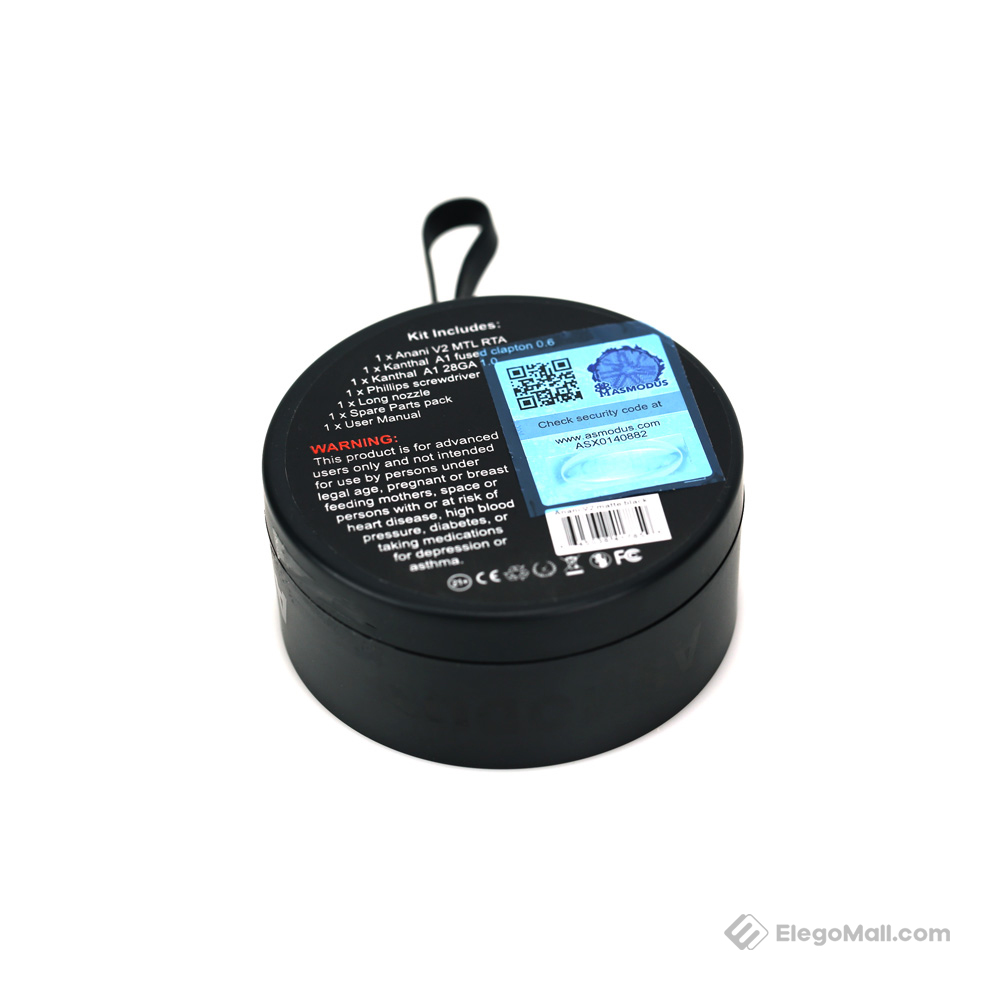 Asmodus ANANI V2 MTL RTA 2ml