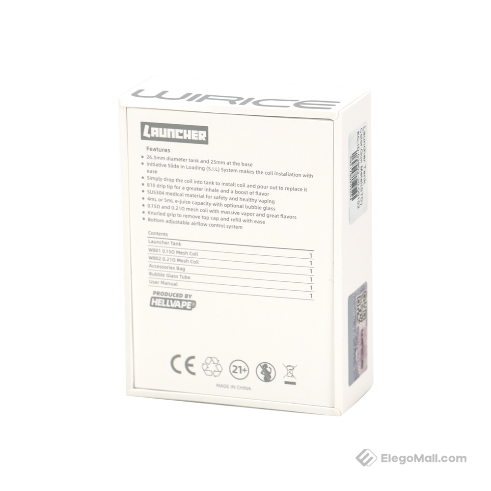 Wirice Launcher sub-ohm Tank 4ml