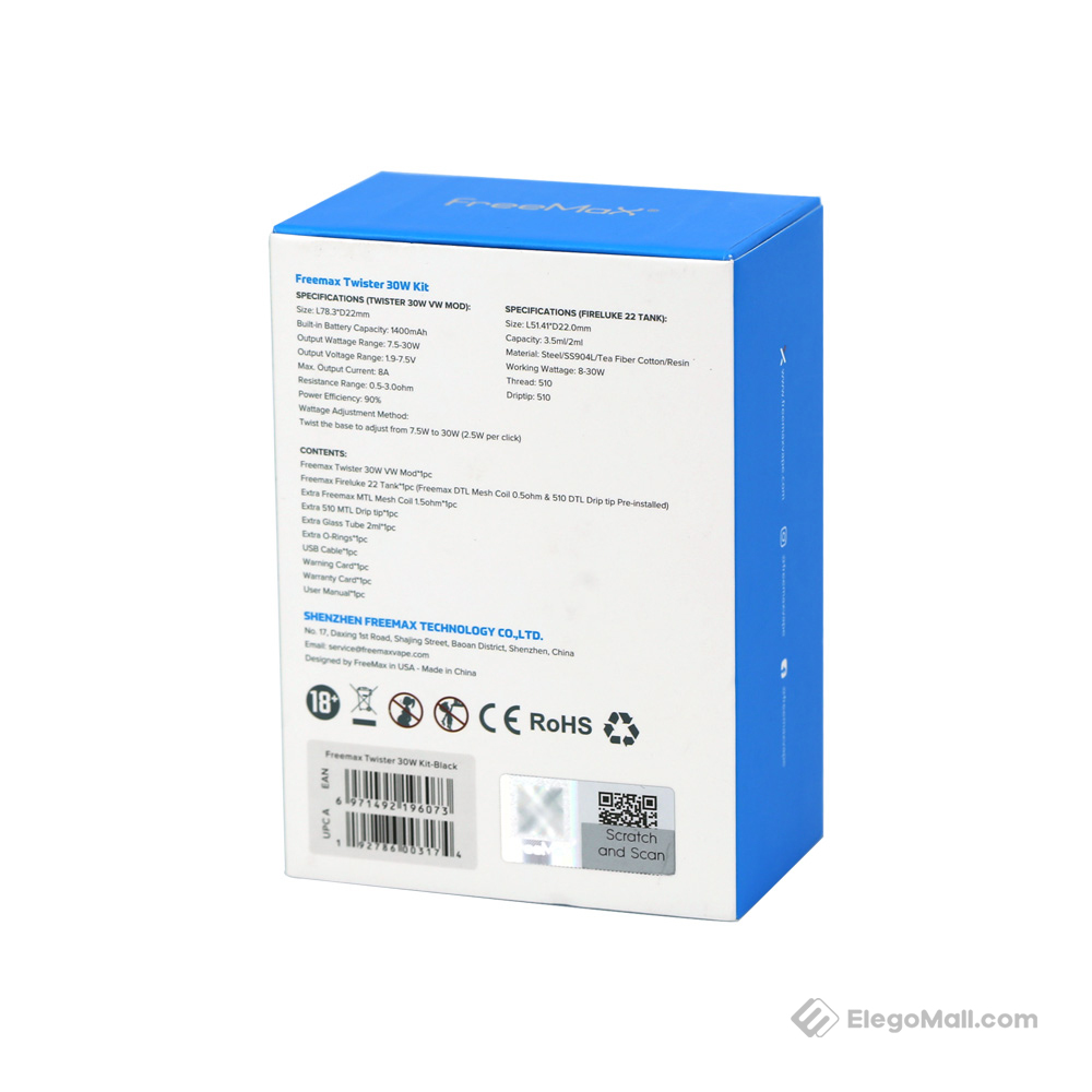 Freemax Twister 30W Pen Kit