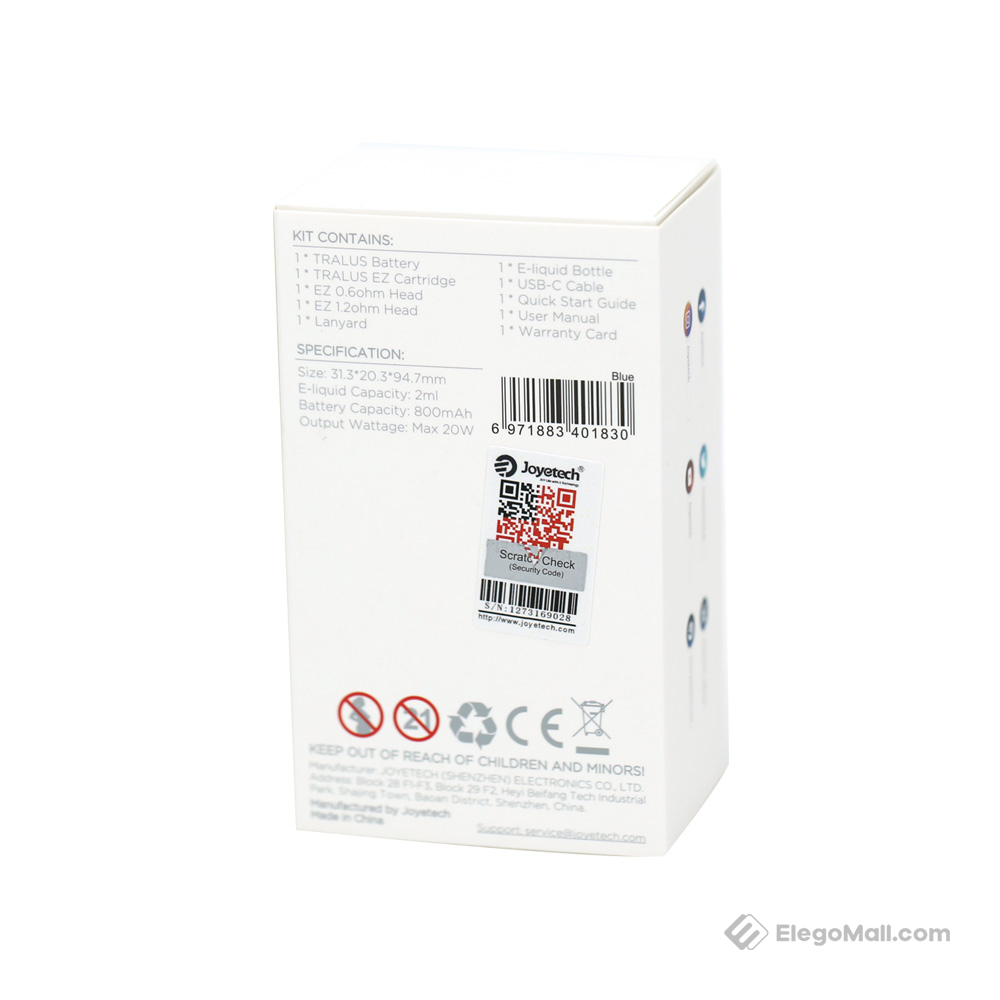 Joyetech TRALUS Pod Kit 800mAh