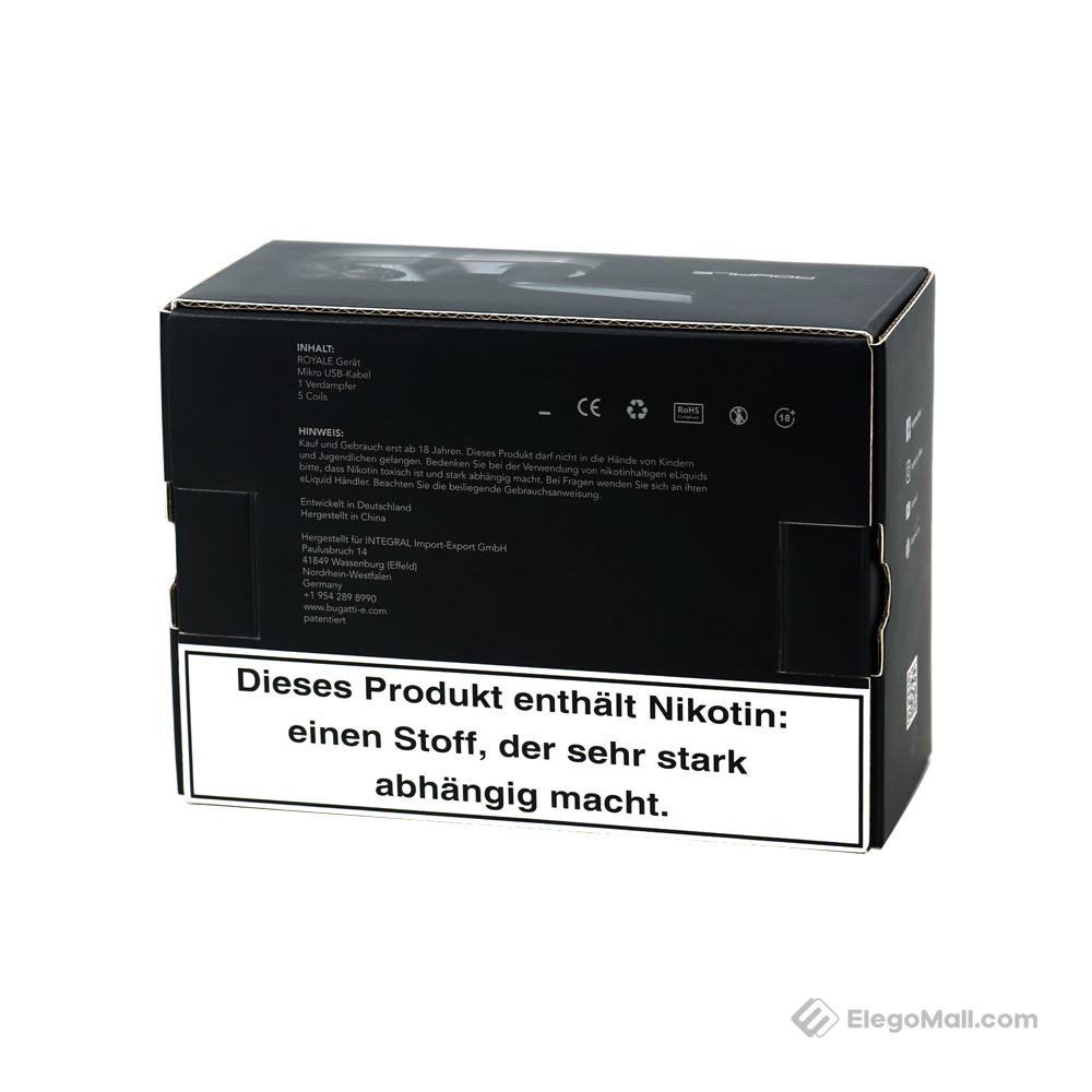 BUGATTI VAPOR Royale Pod Kit 1000mAh