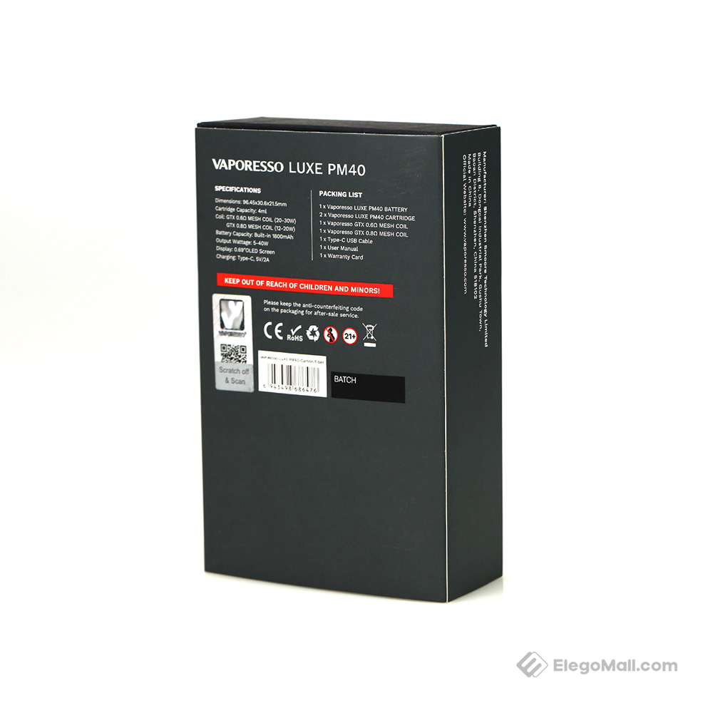 Vaporesso LUXE PM40 Pod Kit 1800mAh