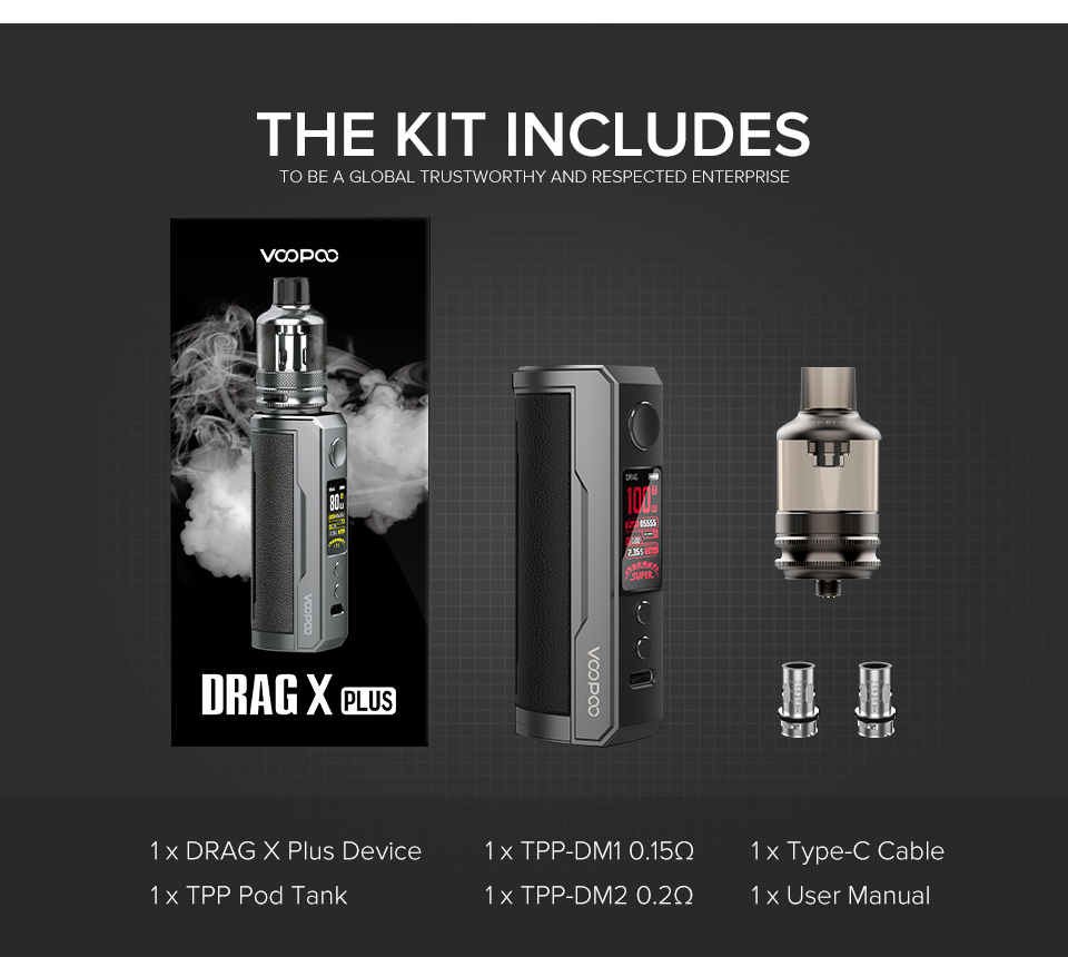 VOOPOO DRAG X Plus Kit 4