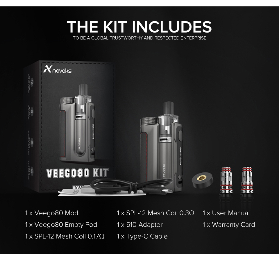 NEVOKS VEEGO80 Pod Kit 6