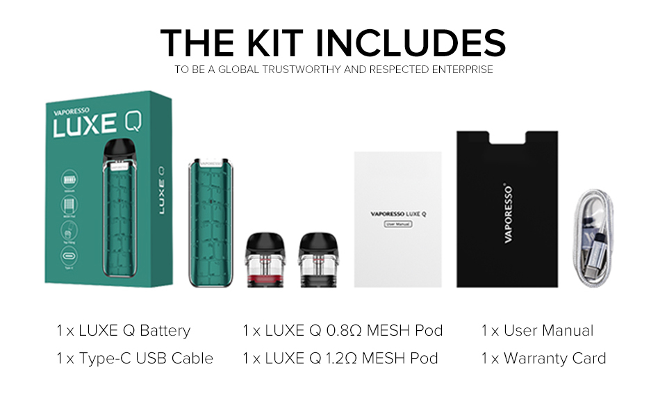 Vaporesso Luxe Q Pod Kit 1000mAh