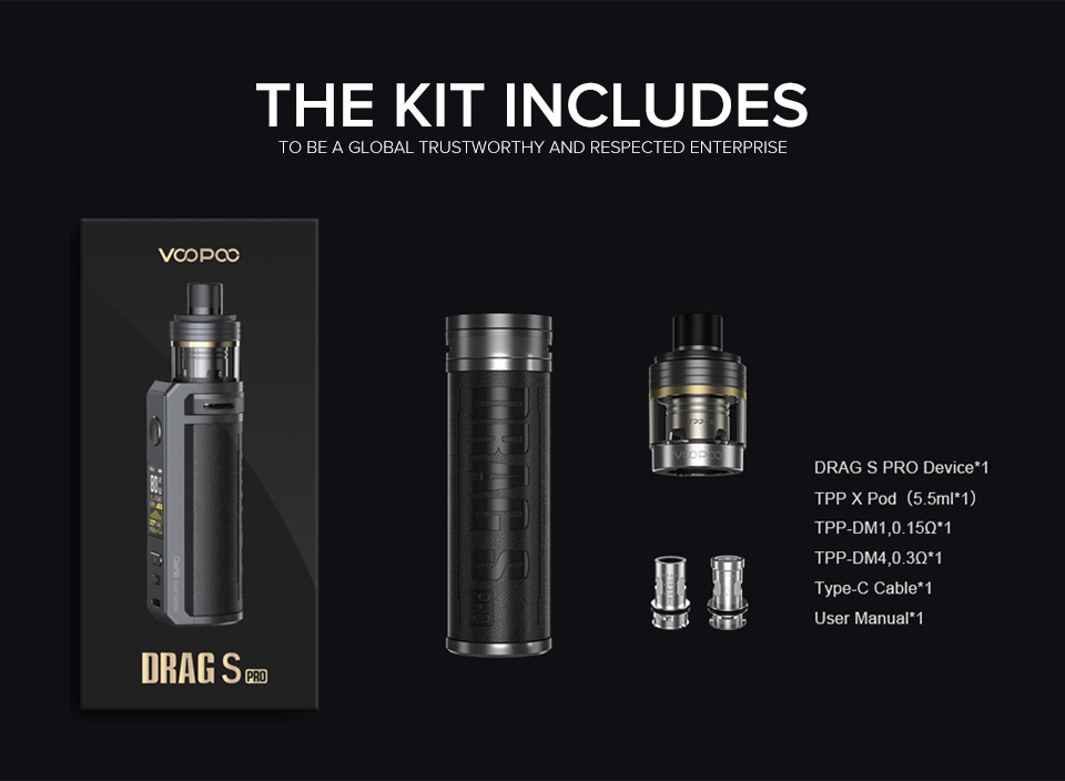 Voopoo Drag S Pro Pod Kit 3000mah