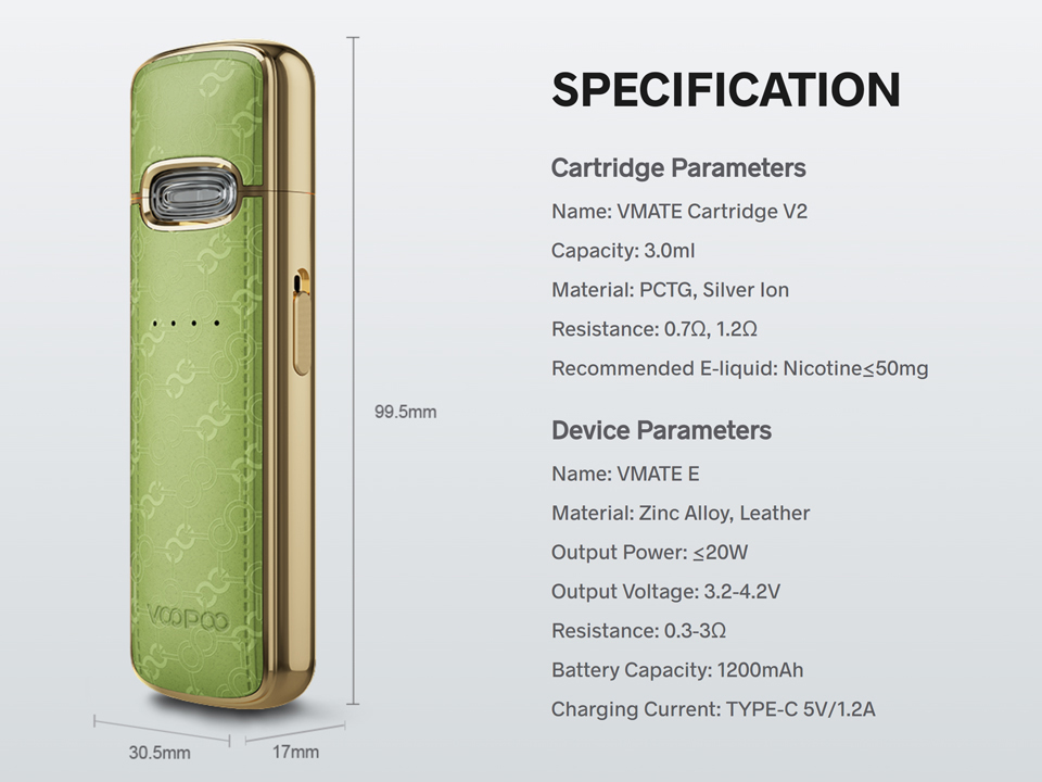 VOOPOO VMATE E Pod Kit 06 YwmA8