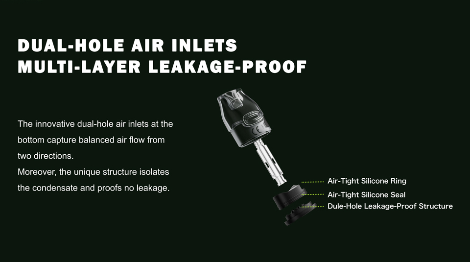 dual hole air inlets dual hole air inlets