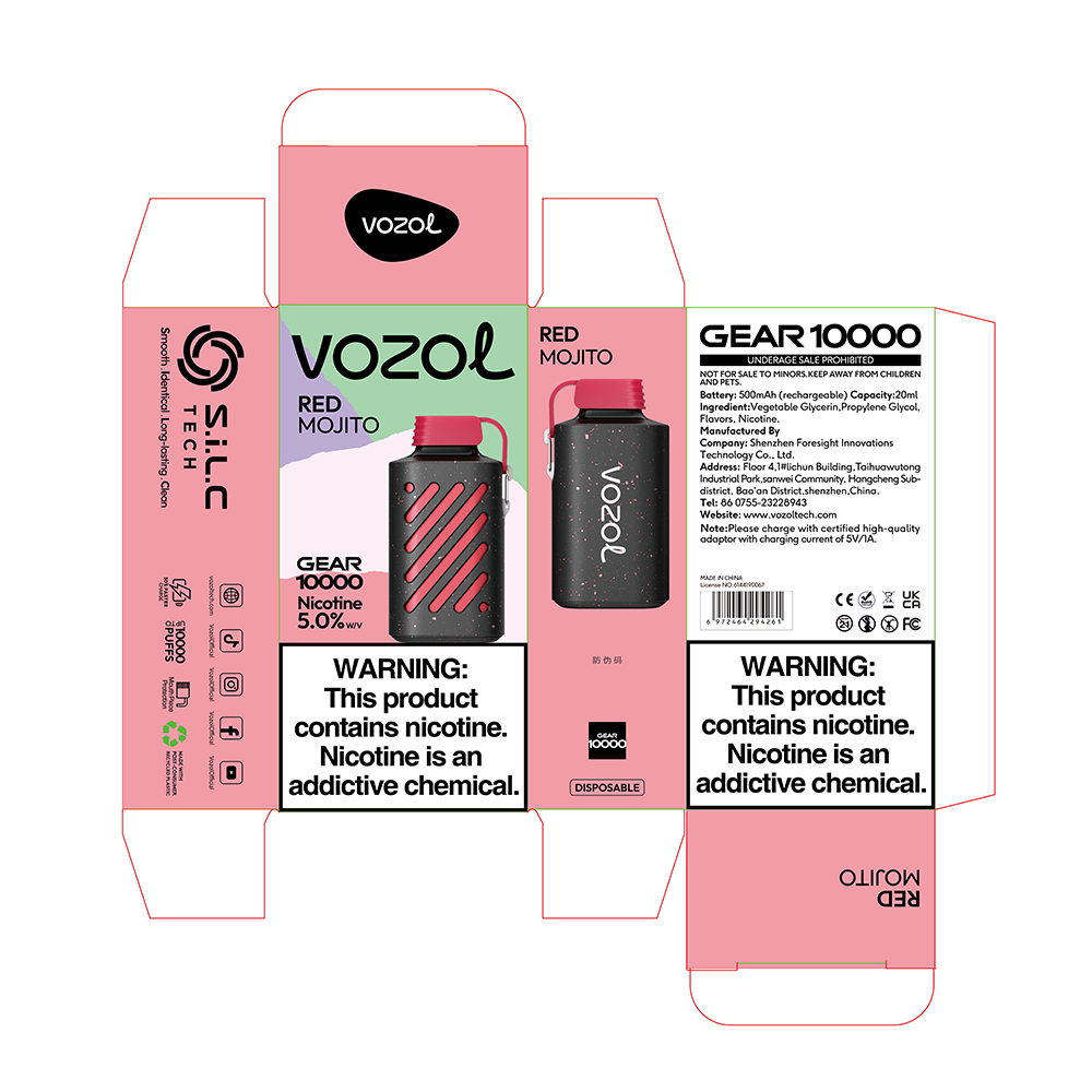 VOZOL GEAR 10000 Disposable Kit 550mAh
