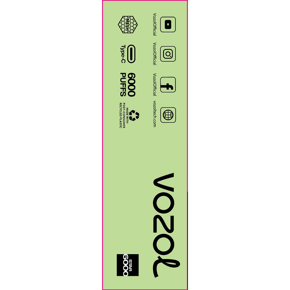 VOZOL STAR 6000 Disposable Kit 500mAh