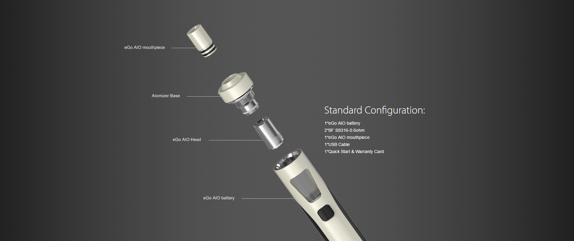 Joyetech eGo AIO Quick Start Kit Joyetech eGo AIO Quick Start Kit