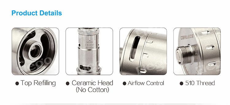 CERAVAPE Cerabis Ceramic Wick Subohm Tank