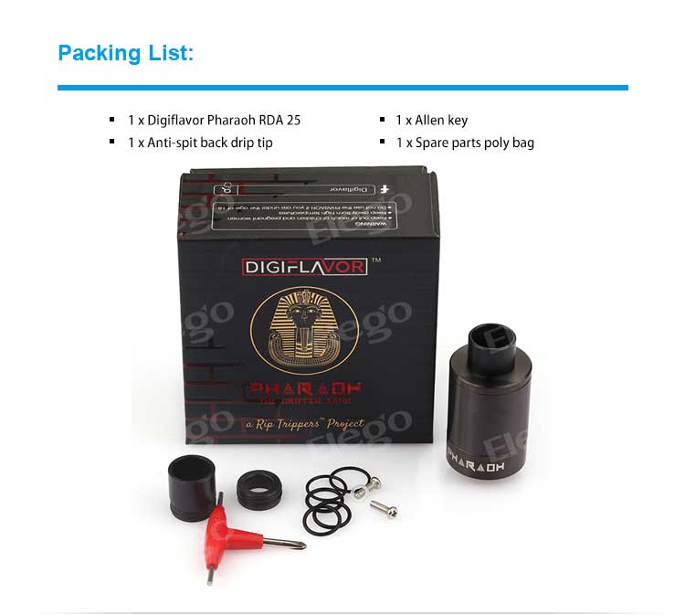 Digiflavor Pharaoh 25 Dripper Tank 