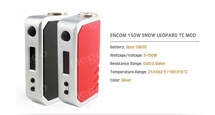 ENCOM 150W SNOW LEOPARD TC MOD