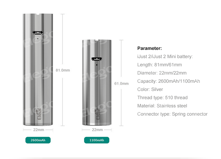 Eleaf iJust 2 Mini Starter Kit - & 1100mah