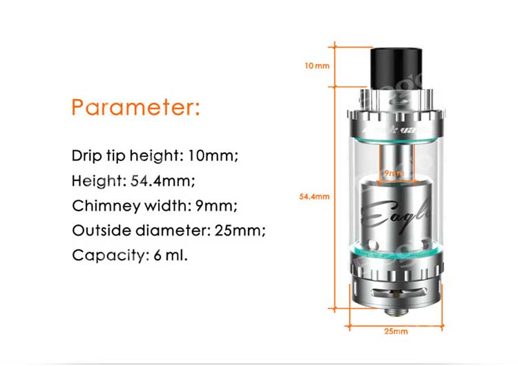 GeekVape Eagle Top Airflow Tank GeekVape Eagle Top Airflow Tank