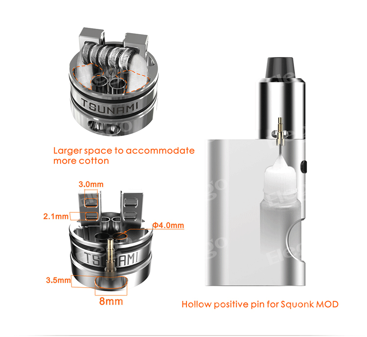 Geekvape Tsunami 24 RDA Tank Geekvape Tsunami 24 RDA Tank