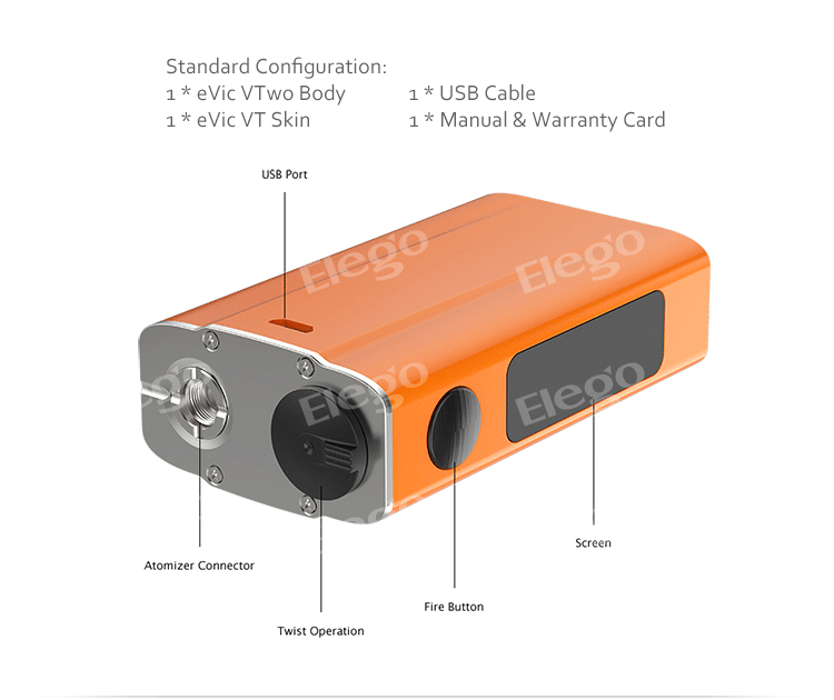 Joyetech eVic VTwo 80W TC Mod Joyetech eVic VTwo 80W TC Mod