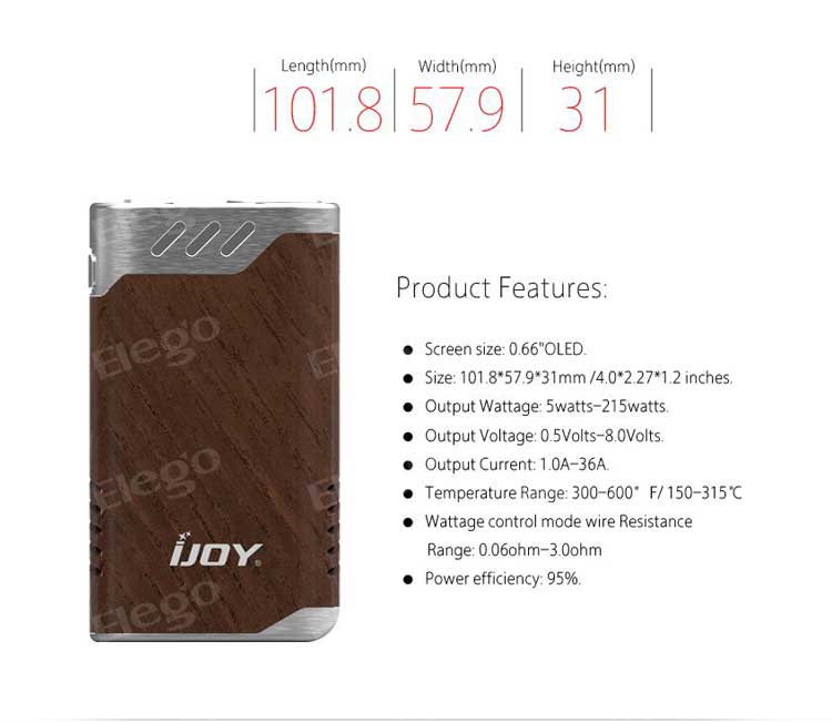 IJOY Limitless LUX dual 26650 Box Mod