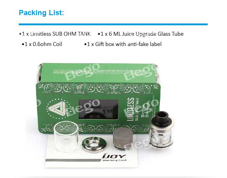 IJOY Limitless SUB OHM Tank