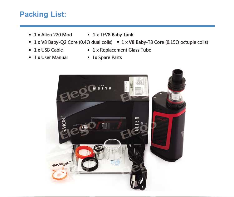 Smok Alien Kit with TFV8 Baby