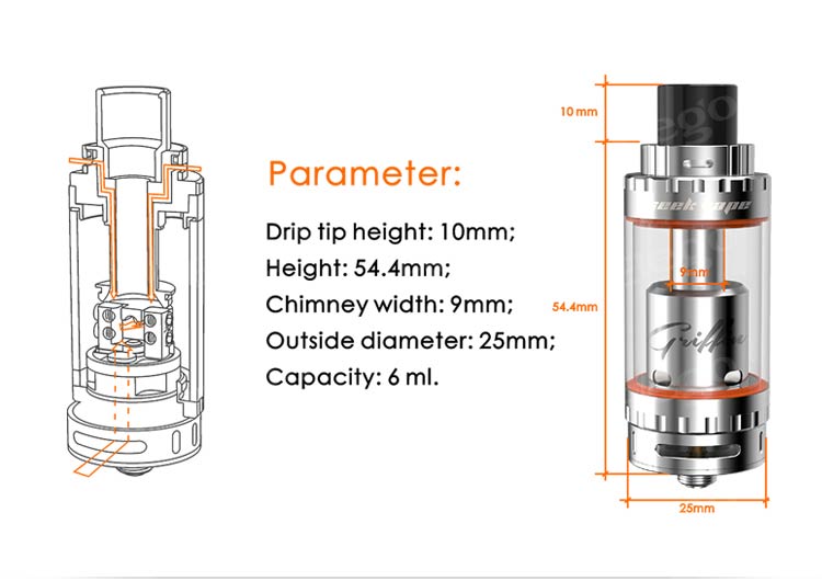 Geekvape Griffin 25 RTA Top Airflow Tank