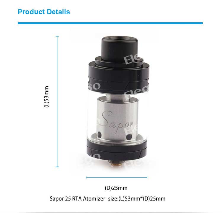 Wotofo Sapor 25 RTA Atomizer Wotofo Sapor 25 RTA Atomizer