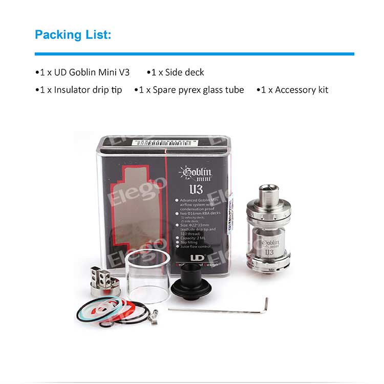 UD Goblin Mini V3 RTA Tank