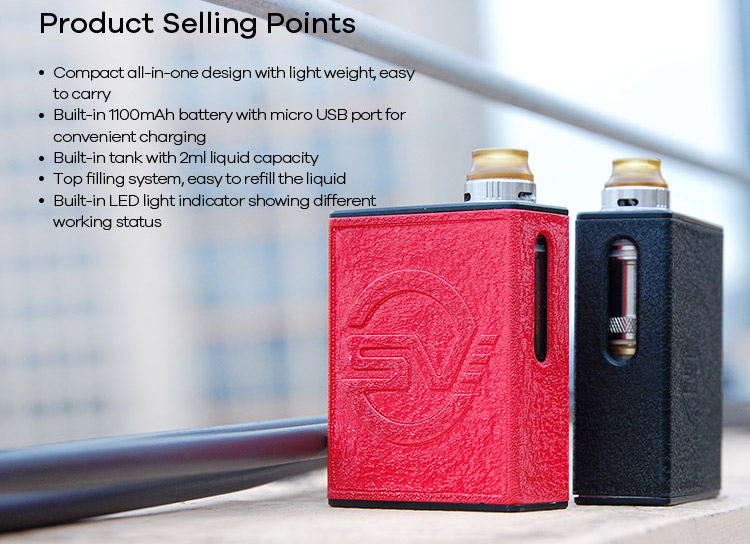SMOKJOY SV AIO Kit, Operation