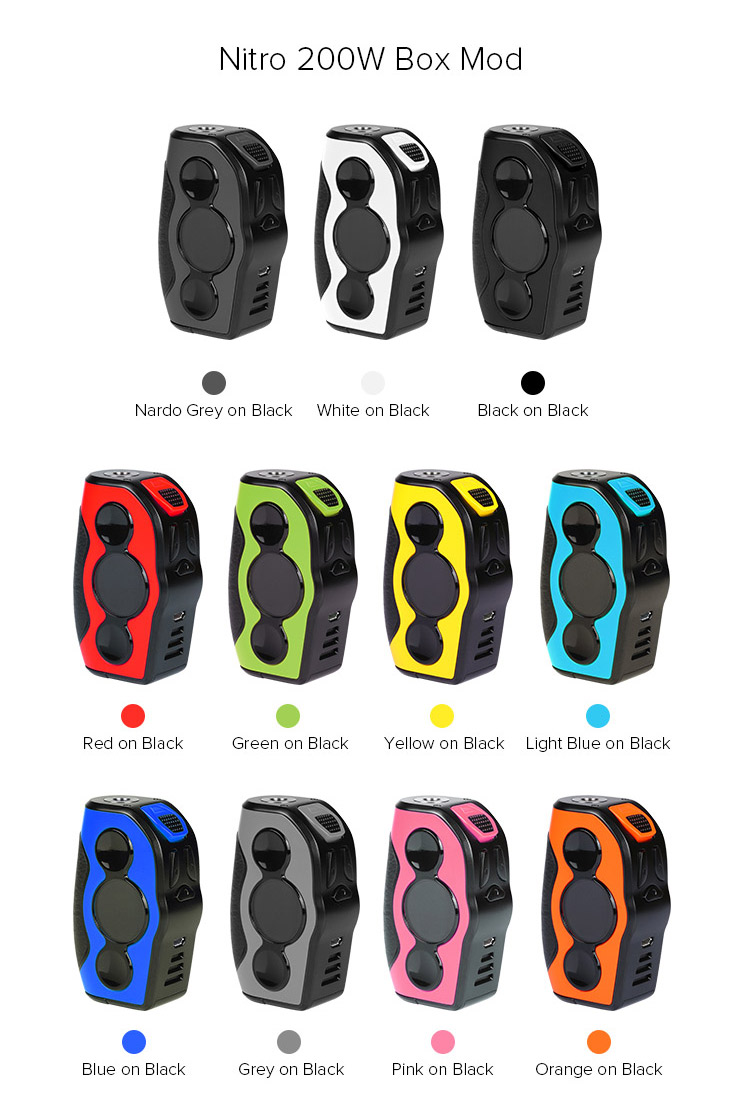 REV NITRO 200W Box Mod, Color