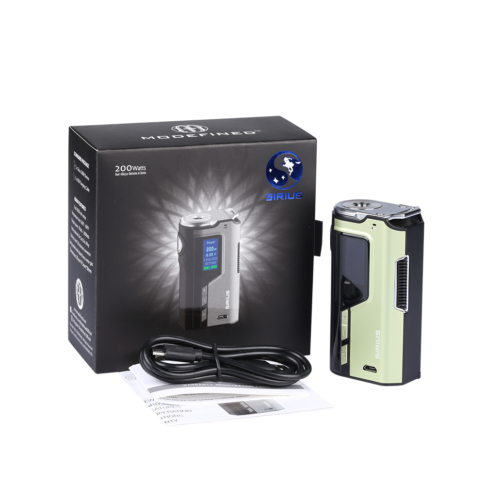 Modefined Sirius 200W TC Box Mod