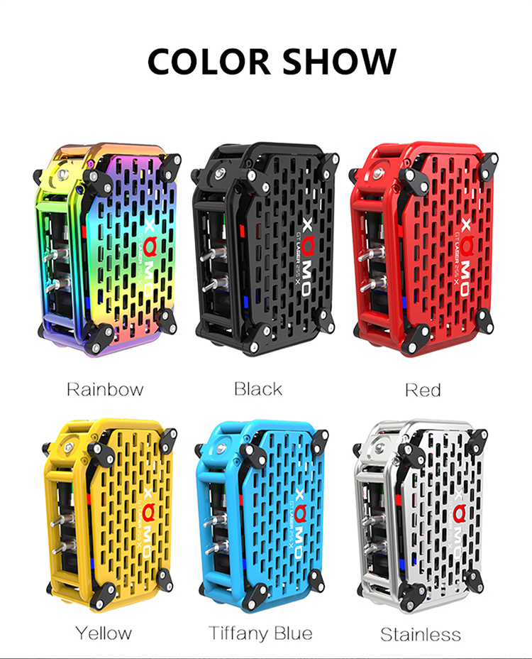 XOMO GT Laser 255X Box Mod, Color
