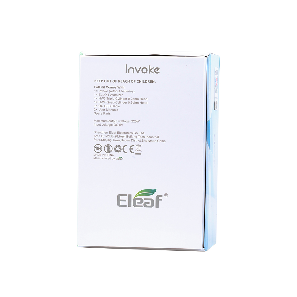 Eleaf Invoke 220W with ELLO T Starter Kit - 2/4ml
