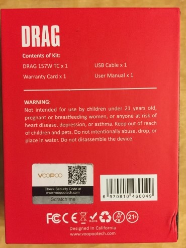 VOOPOO DRAG 157W