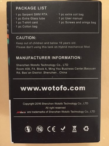 Wotofo Serpent SMM review