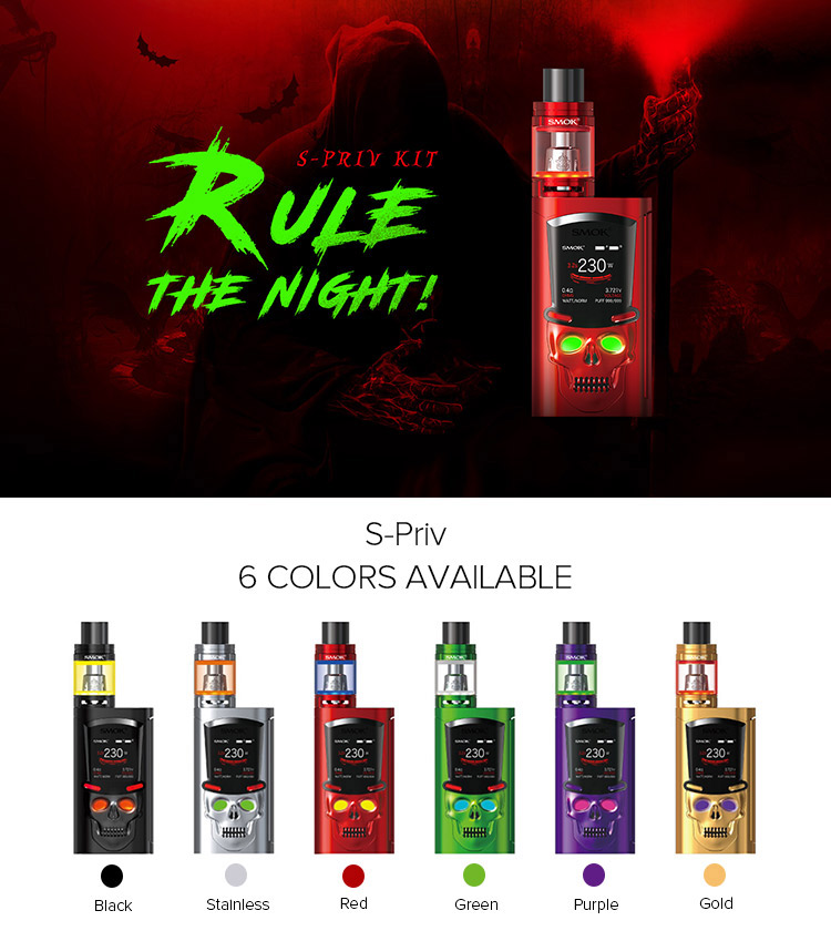 SMOK S-Priv 230W TC Kit, Appearance