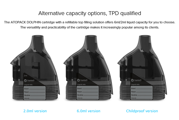 Joyetech Atopack Dolphin Starter Kit, Dolphin Cartridge