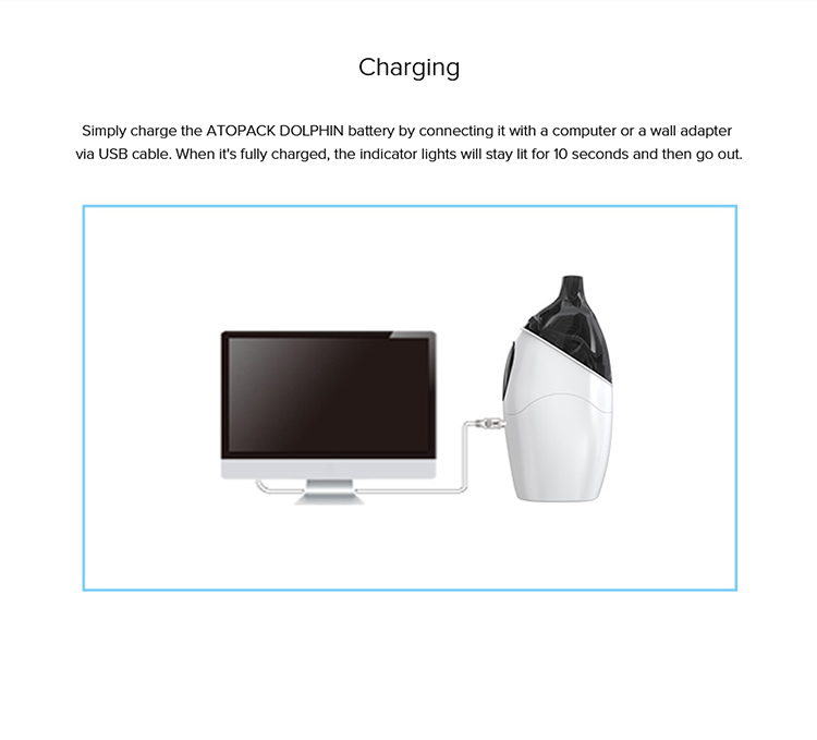 Joyetech Atopack Dolphin Starter Kit, Charging