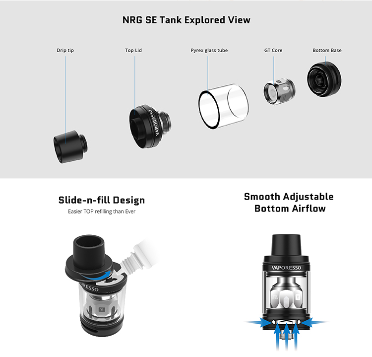 Vaporesso Revenger Mini 85W Kit, Operation