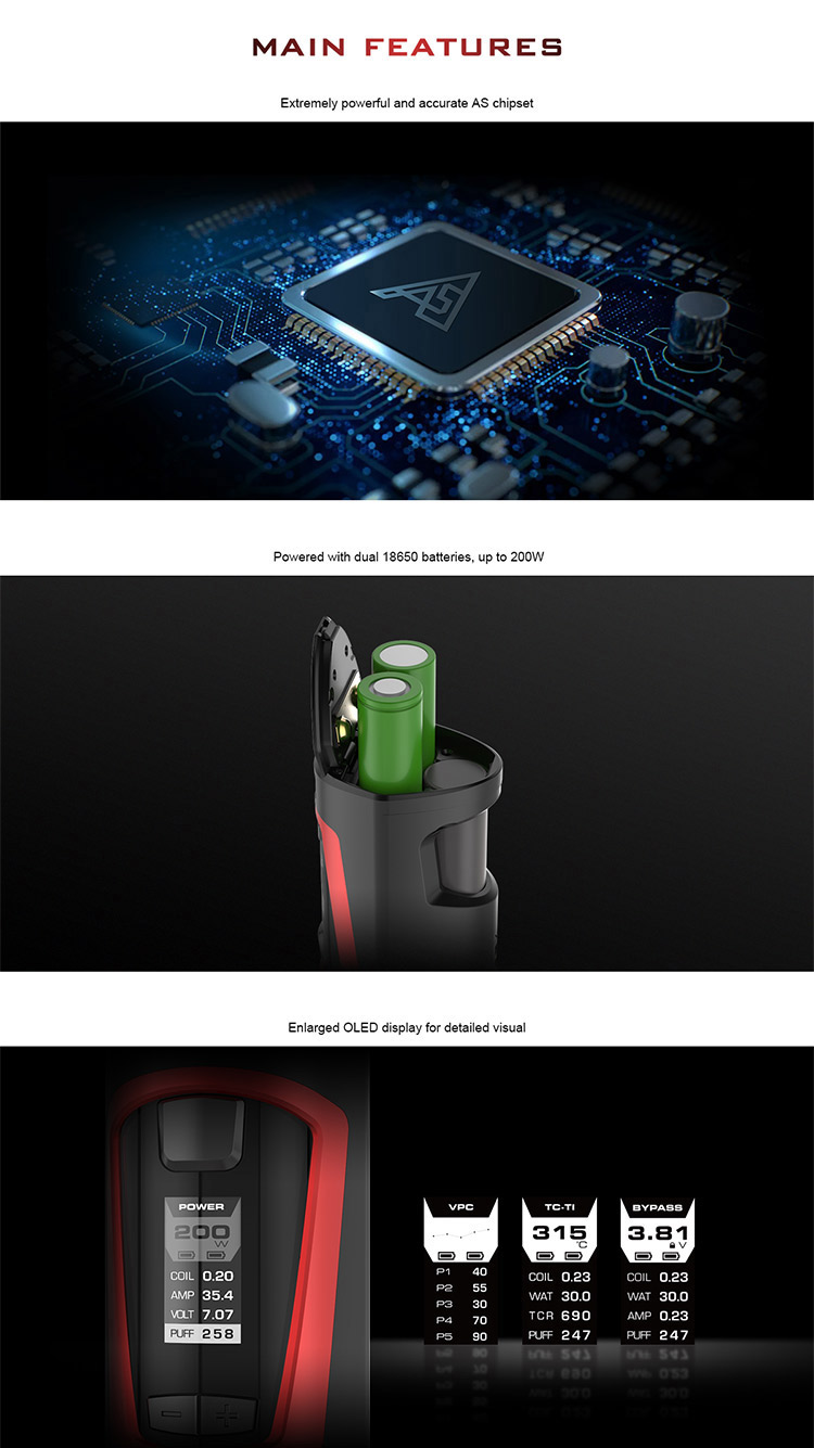 GeekVape GBOX Squonk BF Mod Main Feature