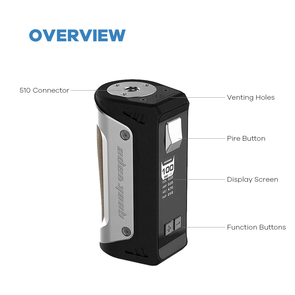 GeekVape Aegis 100W Kit with Shield Atomizer