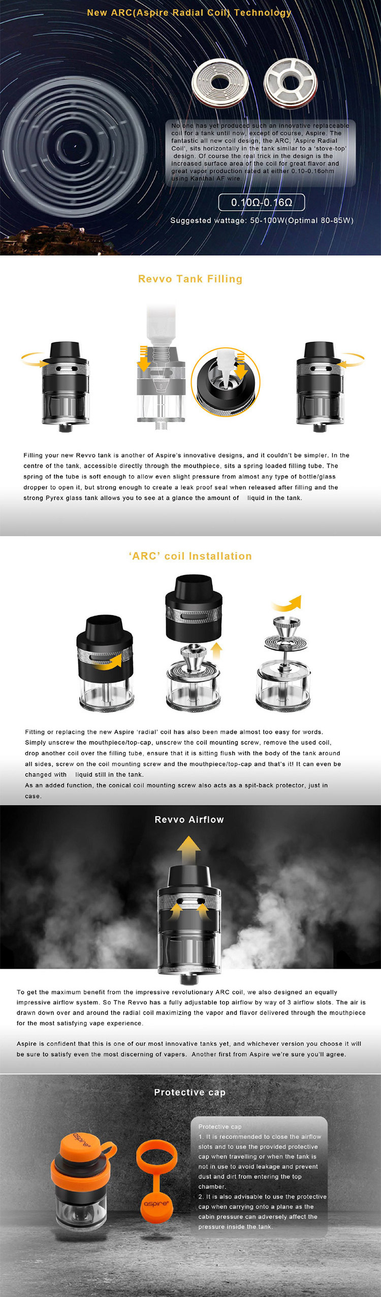 Aspire Revvo Tank Main Feature Aspire Revvo Tank Main Feature